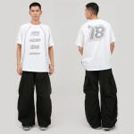 Tricou unisex Skinarma Delta, Marime M, Bumbac, Printed pattern, Alb 4 - lerato.ro