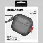 Carcasa Skinarma Mecha CE compatibila cu Apple AirPods 4, Gri 7 - lerato.ro