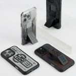 Carcasa Skinarma Kira Kobai cu MagSafe si Stand compatibila cu iPhone 16 Pro Max, Chrome 9 - lerato.ro