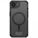 Carcasa Skinarma Saido cu MagSafe compatibila cu iPhone 16e, Negru 2 - lerato.ro