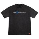 Tricou unisex Skinarma Asphalt, Marime XL, Bumbac, Printed pattern, Negru 2 - lerato.ro