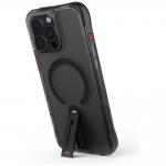 Carcasa Skinarma Helix cu MagSafe si 360 Rotating Stand, compatibila cu iPhone 16 Pro Max, Negru 3 - lerato.ro