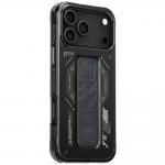 Carcasa Skinarma Helio cu MagSafe si Grip Stand compatibila cu iPhone 17 Pro Max, Negru 2 - lerato.ro