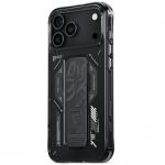 Carcasa Skinarma Helio cu MagSafe si Grip Stand compatibila cu iPhone 17 Pro Max, Negru 3 - lerato.ro