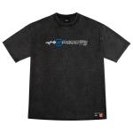 Tricou unisex Skinarma Asphalt, Marime L, Bumbac, Printed pattern, Negru 2 - lerato.ro