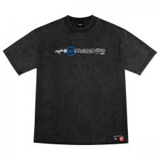 Tricouri, Tricou unisex Skinarma Asphalt, Marime L, Bumbac, Printed pattern, Negru, lerato.ro