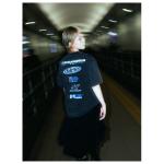 Tricou unisex Skinarma Asphalt, Marime L, Bumbac, Printed pattern, Negru 4 - lerato.ro