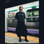 Tricou unisex Skinarma Asphalt, Marime L, Bumbac, Printed pattern, Negru 5 - lerato.ro