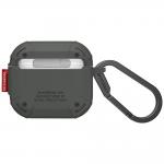 Carcasa Skinarma Mecha CE compatibila cu Apple AirPods 4, Olive 2 - lerato.ro