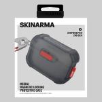 Carcasa Skinarma Mecha compatibila cu Apple AirPods Pro 2, Gri 5 - lerato.ro