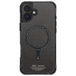 Carcasa Skinarma Saido cu MagSafe compatibila cu iPhone 16, Negru 2 - lerato.ro