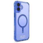 Carcasa Skinarma Saido cu MagSafe compatibila cu iPhone 16, Albastru 4 - lerato.ro
