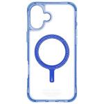 Carcasa Skinarma Saido cu MagSafe compatibila cu iPhone 16, Albastru 5 - lerato.ro