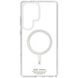 Carcasa Skinarma Saido NiteGlow cu MagCase compatibila cu Samsung Galaxy S25 Ultra, Transparent