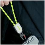Snur pentru carcase 2 in 1 Skinarma Dyno Ve Wrist, Cablu braided USB-C la USB-C, 480Mbps, 240W, 5A, Negru 3 - lerato.ro