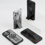 Carcasa Skinarma Helio cu MagSafe si Grip Stand compatibila cu iPhone 16 Pro, Negru 10 - lerato.ro