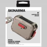 Carcasa Skinarma Mecha compatibila cu Apple AirPods Pro 2, Champagne 6 - lerato.ro