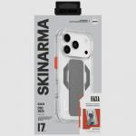 Carcasa Skinarma Haxa cu MagSafe si Grip Stand compatibila cu iPhone 17 Pro, Transparent 3 - lerato.ro