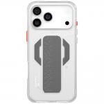 Carcasa Skinarma Haxa cu MagSafe si Grip Stand compatibila cu iPhone 17 Pro Max, Transparent 2 - lerato.ro