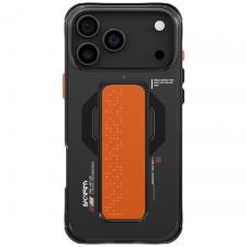 Carcasa Skinarma Haxa cu MagSafe si Grip Stand compatibila cu iPhone 17 Pro Max, Negru