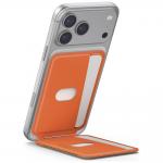 Portofel 3 in 1 Skinarma AXIS cu MagSafe, Functie Stand / Trepied, Portocaliu 5 - lerato.ro