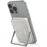 Baterie externa Skinarma Nexus Mecha Magnetic Kick-Stand, 5000mAh, 20W, Incarcare Wireless, USB-C, Gri 4 - lerato.ro