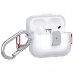 Carcasa Skinarma Mecha LE compatibila cu Apple AirPods Pro 3, Transparent 3 - lerato.ro