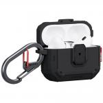 Carcasa Skinarma Mecha LE compatibila cu Apple AirPods Pro 3, Negru 3 - lerato.ro