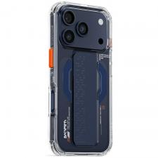 Carcasa Skinarma Haxa cu Grip Stand compatibila cu iPhone 17 Pro, Albastru