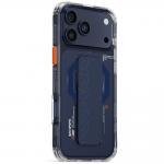 Carcasa Skinarma Haxa cu Grip Stand compatibila cu iPhone 17 Pro Max, Albastru 3 - lerato.ro