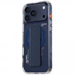 Carcasa Skinarma Haxa cu Grip Stand compatibila cu iPhone 17 Pro Max, Albastru 4 - lerato.ro