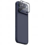 Protectie sticla securizata camera foto Skinarma Magma Full Matte compatibila cu iPhone 17 Pro Max, Albastru