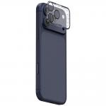 Protectie sticla securizata camera foto Skinarma Magma Full Matte compatibila cu iPhone 17 Pro, Albastru 2 - lerato.ro