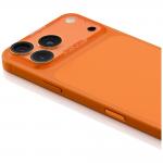 Protectie sticla securizata camera foto Skinarma Magma Full Matte compatibila cu iPhone 17 Pro, Portocaliu 3 - lerato.ro