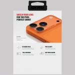 Protectie sticla securizata camera foto Skinarma Magma Full Matte compatibila cu iPhone 17 Pro, Portocaliu 4 - lerato.ro