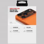 Protectie sticla securizata camera foto Skinarma Sonix Full Aluminium compatibila cu iPhone 17 Pro, Portocaliu 4 - lerato.ro
