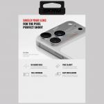 Protectie sticla securizata camera foto Skinarma Sonix Full Aluminium compatibila cu iPhone 17 Pro, Silver 4 - lerato.ro