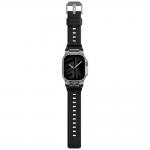 Curea din silicon Skinarma Talon compatibila cu Apple Watch Ultra 49mm, Negru 3 - lerato.ro