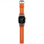 Curea din silicon Skinarma Talon compatibila cu Apple Watch Ultra 49mm, Portocaliu 3 - lerato.ro