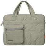Geanta laptop din nylon Skinarma Jax compatibila cu laptop 14 inch, Bej 2 - lerato.ro