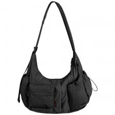Guess Style, Geanta universala Skinarma Jax, 52 × 36 × 15 cm, Nylon, Negru, lerato.ro
