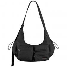 Guess Style, Geanta universala Skinarma Jax, 40 × 29 × 12.5 cm, Nylon, Negru, lerato.ro
