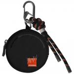 Organizator multifunctional pentru accesorii cu carabina Skinarma Jax, 	10 × 10 × 3.5 cm, Nylon, Negru 2 - lerato.ro