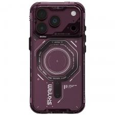 Huse si carcase iPhone 18 Pro, Husa Skinarma Magma cu MagSafe compatibila cu iPhone 18 Pro / 17 Pro, Burgundy, lerato.ro