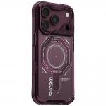 Husa Skinarma Magma cu MagSafe compatibila cu iPhone 18 Pro / 17 Pro, Burgundy 4 - lerato.ro
