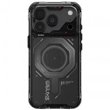 Huse si carcase iPhone 18 Pro, Husa Skinarma Magma cu MagSafe compatibila cu iPhone 18 Pro / 17 Pro, Graphite, lerato.ro