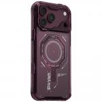 Husa Skinarma Magma cu MagSafe compatibila cu iPhone 18 Pro Max / 17 Pro Max, Burgundy 3 - lerato.ro