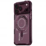 Husa Skinarma Magma cu MagSafe compatibila cu iPhone 18 Pro Max / 17 Pro Max, Burgundy 4 - lerato.ro
