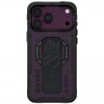 Husa Skinarma Phantom cu MagSafe si Grip Stand compatibila cu iPhone 18 Pro Max / 17 Pro Max, Burgundy 2 - lerato.ro