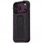 Husa Skinarma Phantom cu MagSafe si Grip Stand compatibila cu iPhone 18 Pro Max / 17 Pro Max, Burgundy 4 - lerato.ro